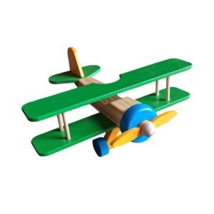 PA170vd - Avião Bi-Plano verde